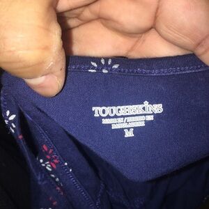 Toughskins  Red White Blue Floral Print Sundress